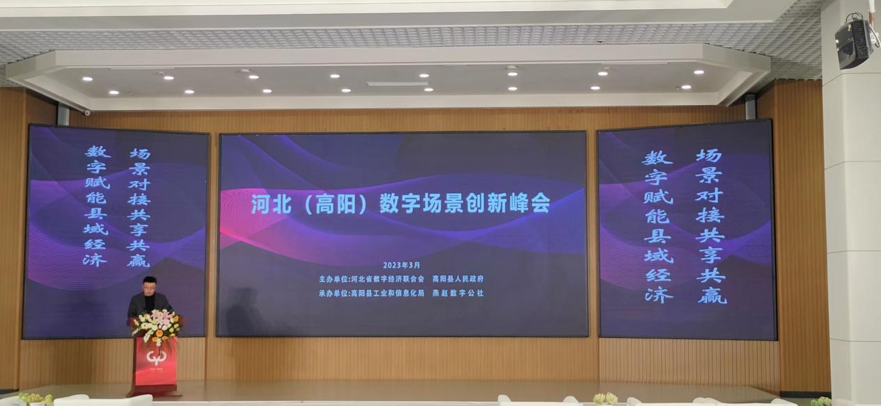 河北瑞春紡織總監王舜熙參與（高陽(yáng)）數字場(chǎng)景創(chuàng  )新峰會(huì ) 